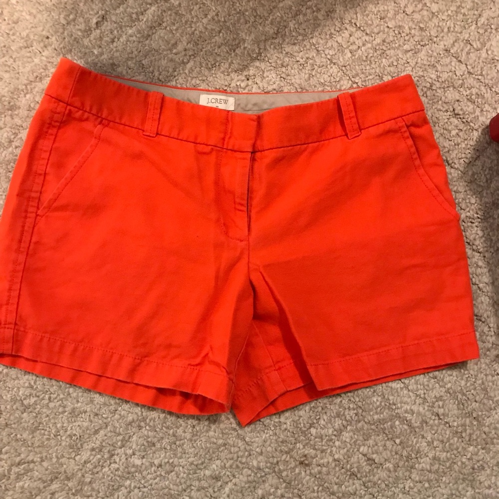 Orange jctew shorts